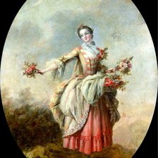 Схема вышивки «Cvecarica ovalna»