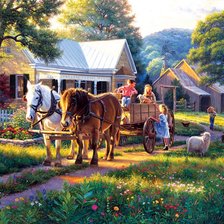 Схема вышивки «в поездку»