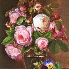 Схема вышивки «Boque de flores.»