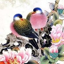 Схема вышивки «Птицы»