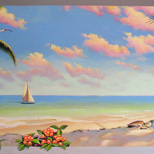 Схема вышивки «La playa»