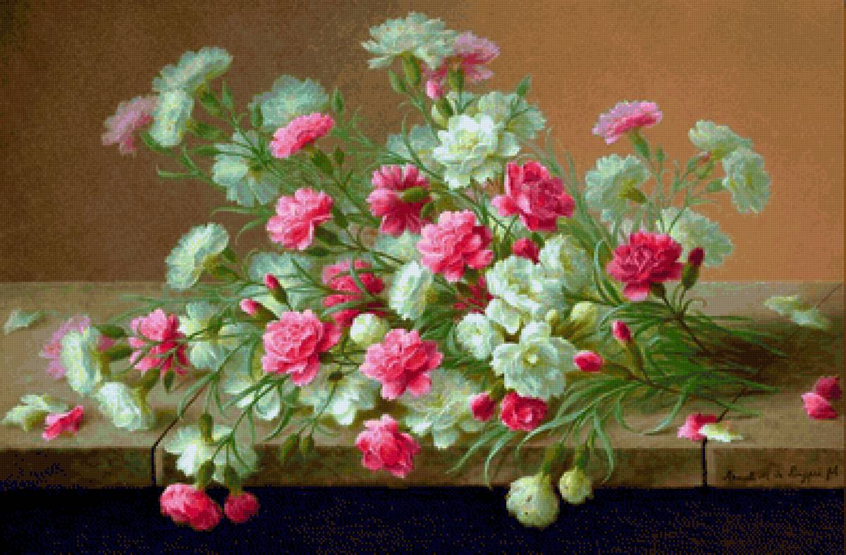 Cáveles y rosas - flores - предпросмотр