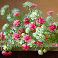 Схема вышивки «Cáveles y rosas»