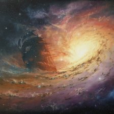 Схема вышивки «Космос»