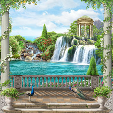 Схема вышивки «побережье»