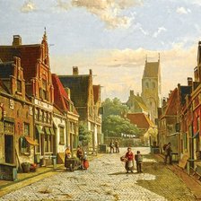 Схема вышивки «пейзаж»