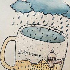 Схема вышивки «Санкт Петербург»