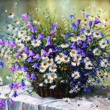 Схема вышивки «Полевые цветы»