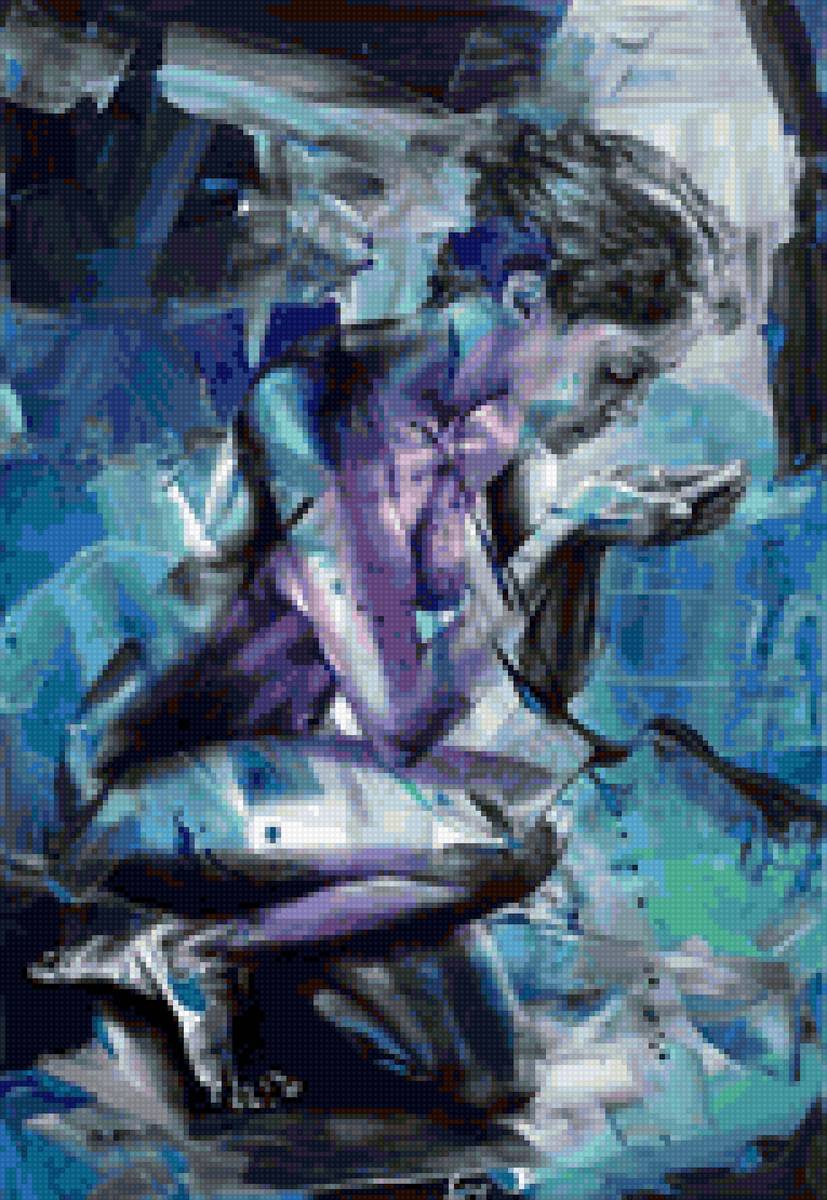 В голубом - предпросмотр