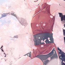 Схема вышивки «Сакура Харуна»