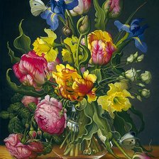 Схема вышивки «Boque de flores.»