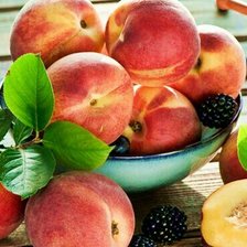 Pêssegos.