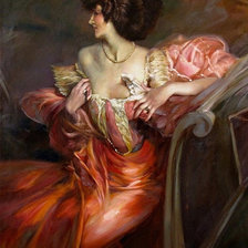 Схема вышивки «Портрет»