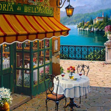 Схема вышивки «CAFE BELLAGIO»