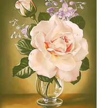 Схема вышивки «Серия "Букет". Розы»