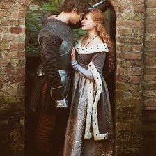 Схема вышивки «Белая королева.Лизи и Эдуард»