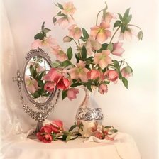 Схема вышивки «ESPEJO ROSA»