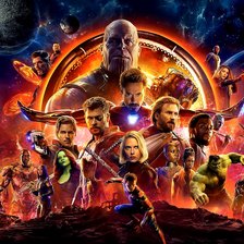 Схема вышивки «Мстители. Война Бесконечности.»