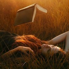 Схема вышивки «Ведьма на лугу»