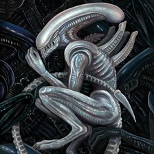 Схема вышивки «Чужой»