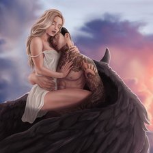 Схема вышивки «Неземная любовь»