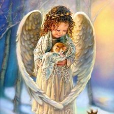 Схема вышивки «angelQ»