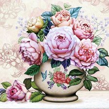 Схема вышивки «Boque de rosas.»