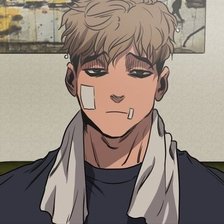 Схема вышивки «O Sangwoo»