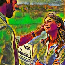 Схема вышивки «Джаред и Женевьева»