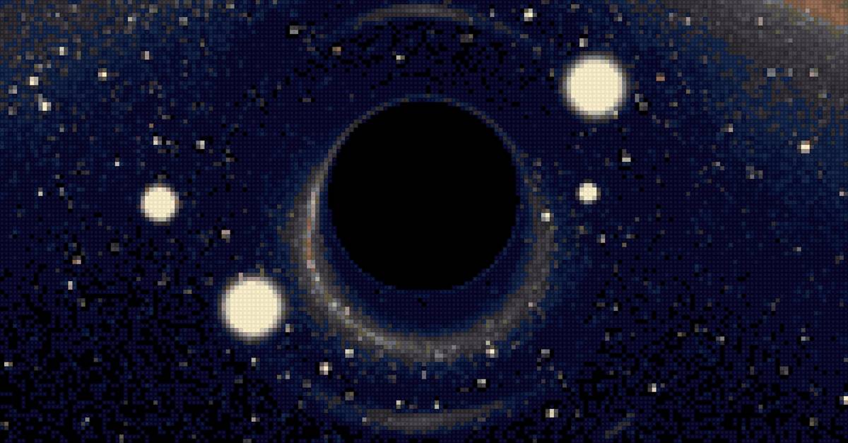 Чёрная дыра - черная, космос, дыра - предпросмотр