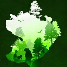 Схема вышивки «мир медведей»