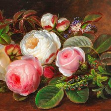 Схема вышивки «Boque de flores.»