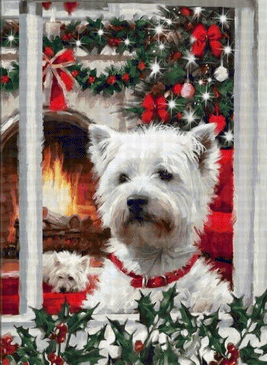 PERRRITOS BLANCOS - navideño - предпросмотр