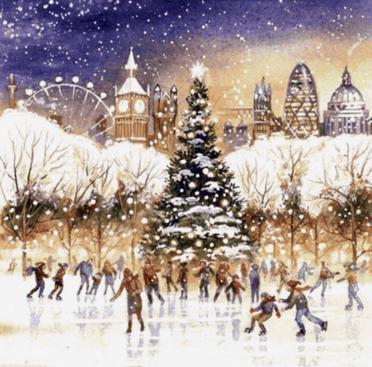 patinaje - navideño - предпросмотр