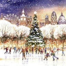 Схема вышивки «patinaje»