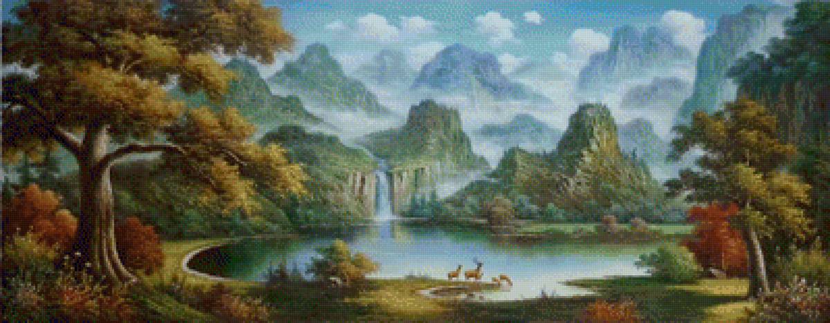 в долине - пейзажи - предпросмотр