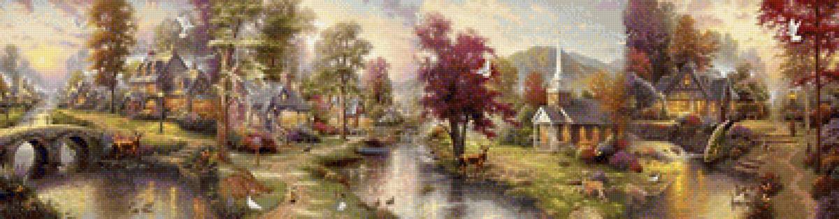 триптих - пейзажи - предпросмотр