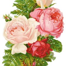 Схема вышивки «Boque de flores.»