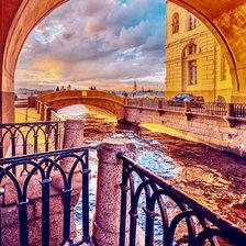 Схема вышивки «Петербург любимый город»