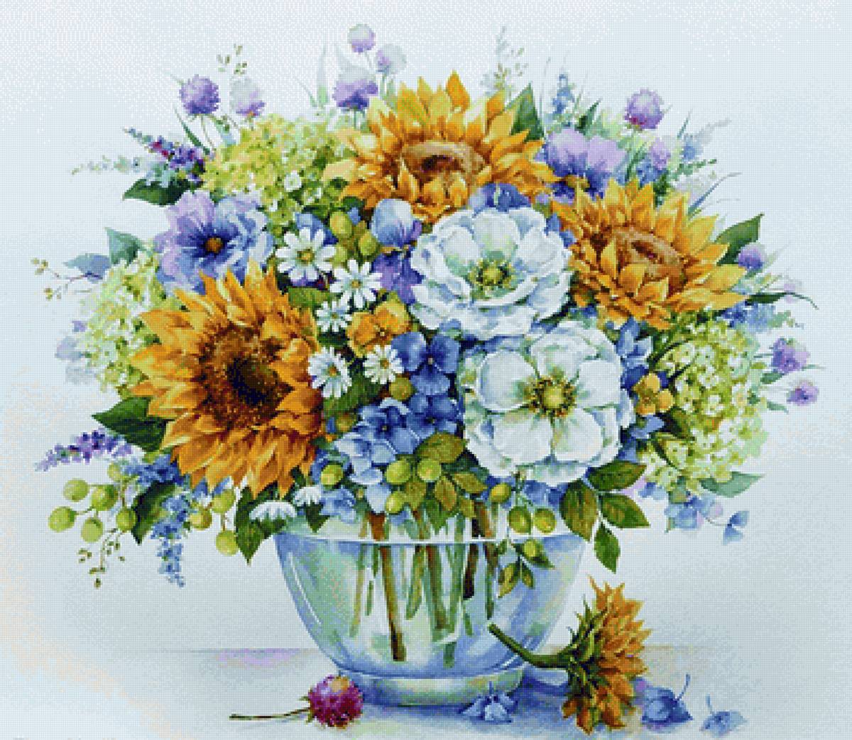 Boque de flores. - flores. - предпросмотр