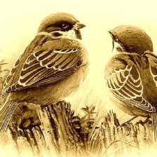 Схема вышивки «Чирики»