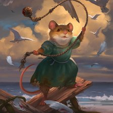 Схема вышивки «Капитан Крыса»