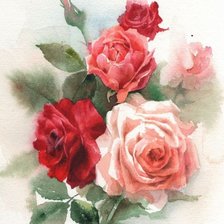 Схема вышивки «Розы»