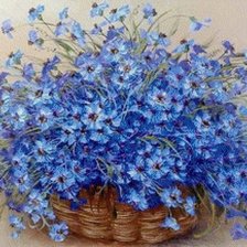 Схема вышивки «Васельки»