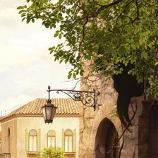 Схема вышивки «улицы курортного городка. схема №3 продолжение»