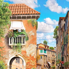 Схема вышивки «Венеция . схема№1»