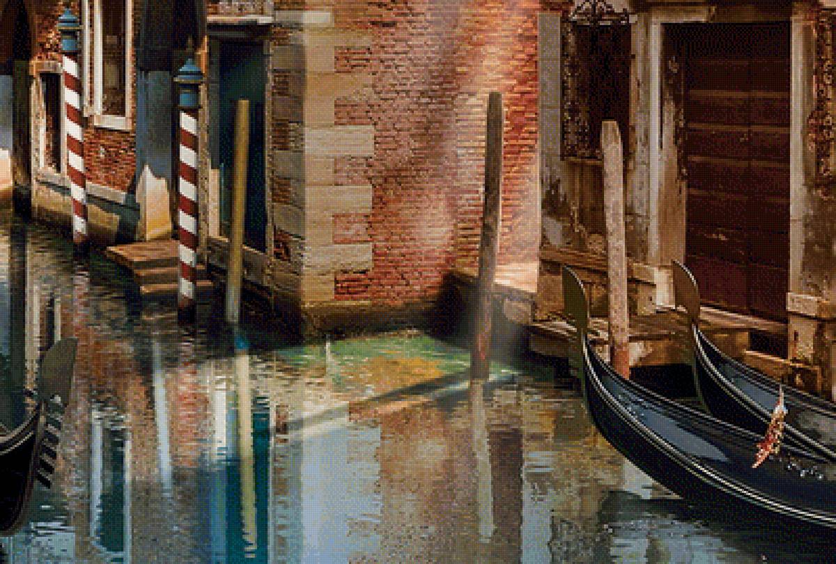 Венеция . схема№4 продолжение - город, картина, улица - предпросмотр