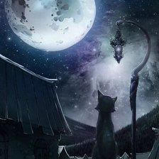 Схема вышивки «Ночь»