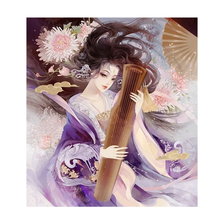 Схема вышивки «Девушка»