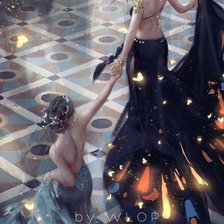 Схема вышивки «Вечерний бал»